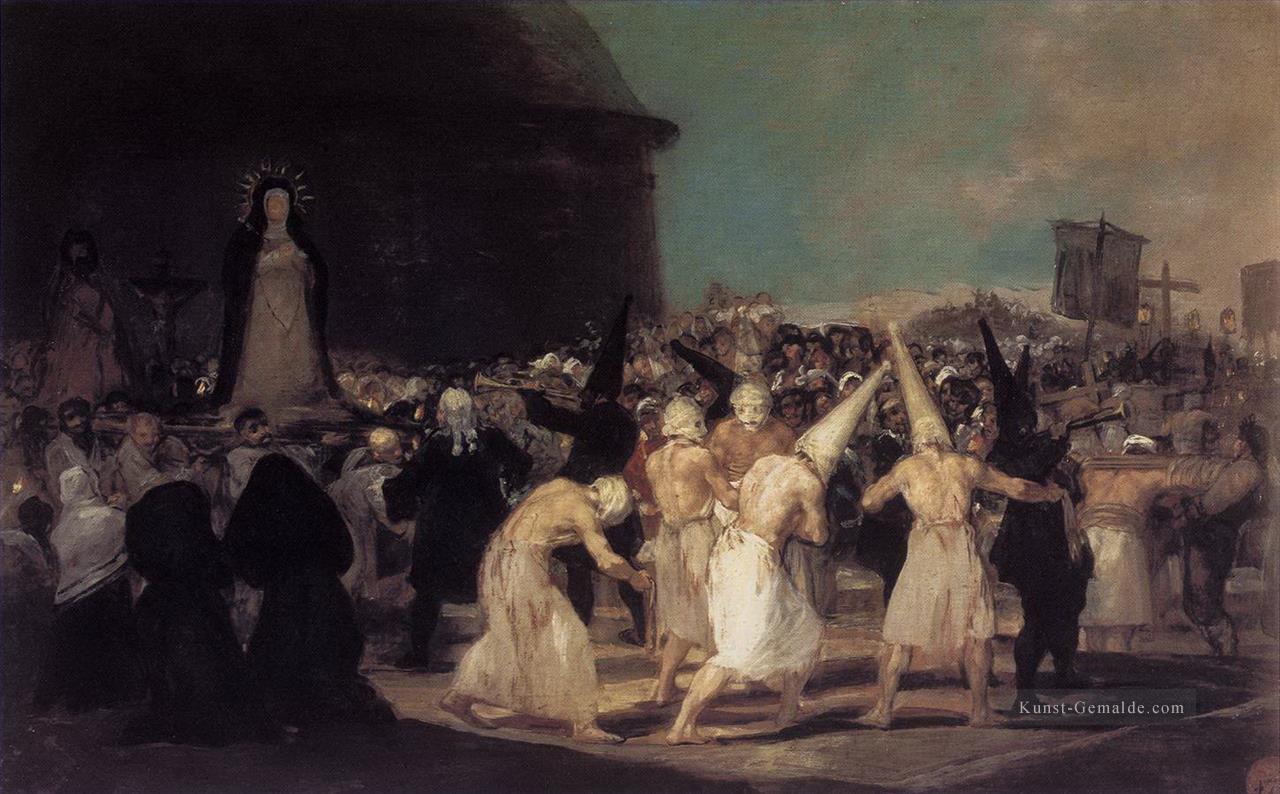 Prozession Flagellanten Francisco de Goya Ölgemälde